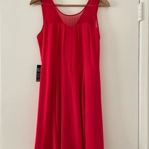 Express red dress, heart shape, size 10